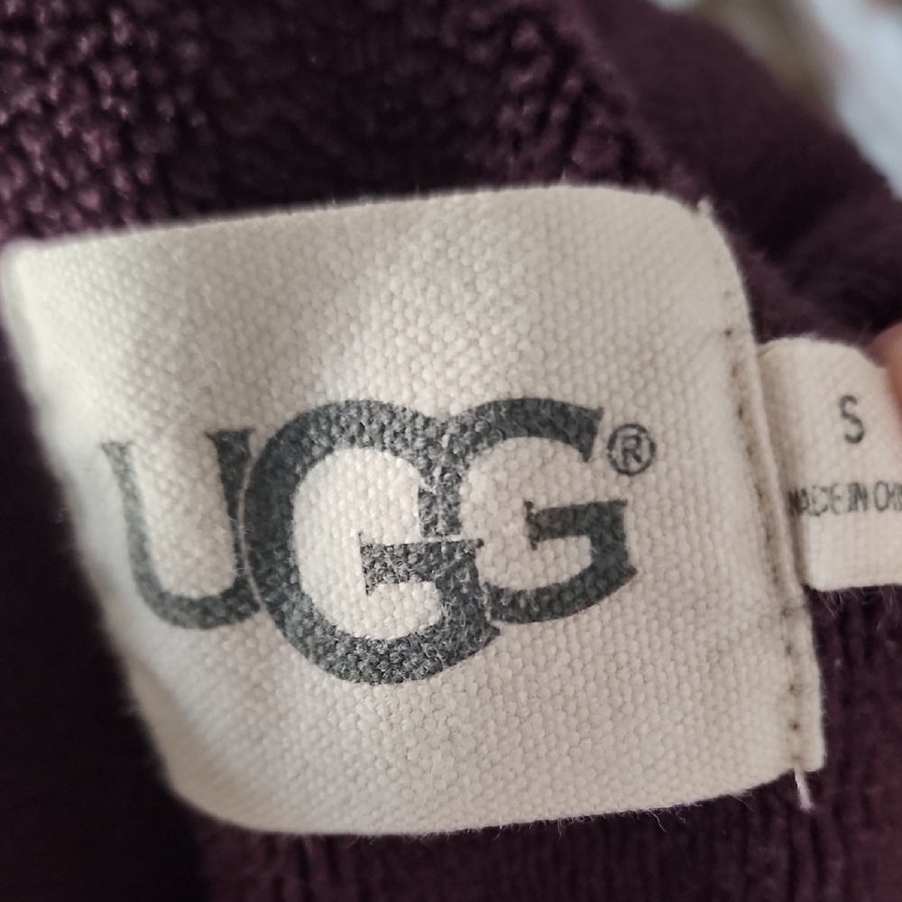 UGG Women’s Open Front Deep Purple Cozy Robe - Picture 7 of 8